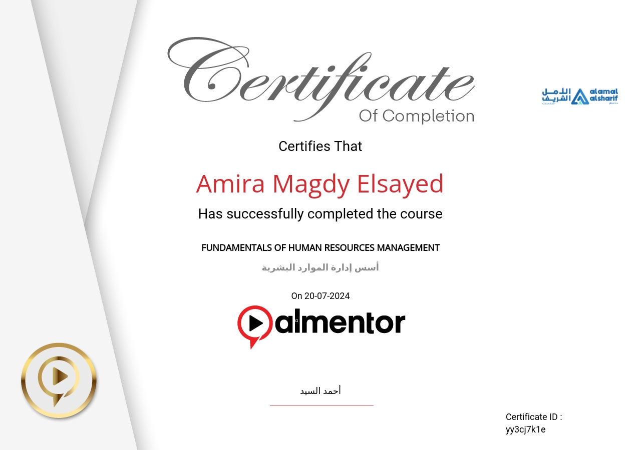 مبادئ وأساسيات إدارة الموارد البشرية HR Management