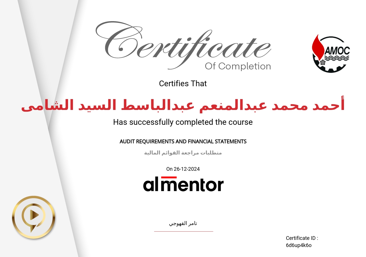 متطلبات مراجعة القوائم المالية