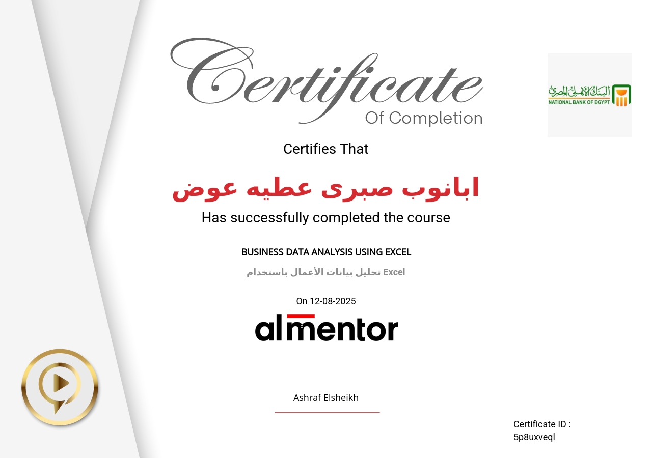 تحليل بيانات الأعمال باستخدام Excel