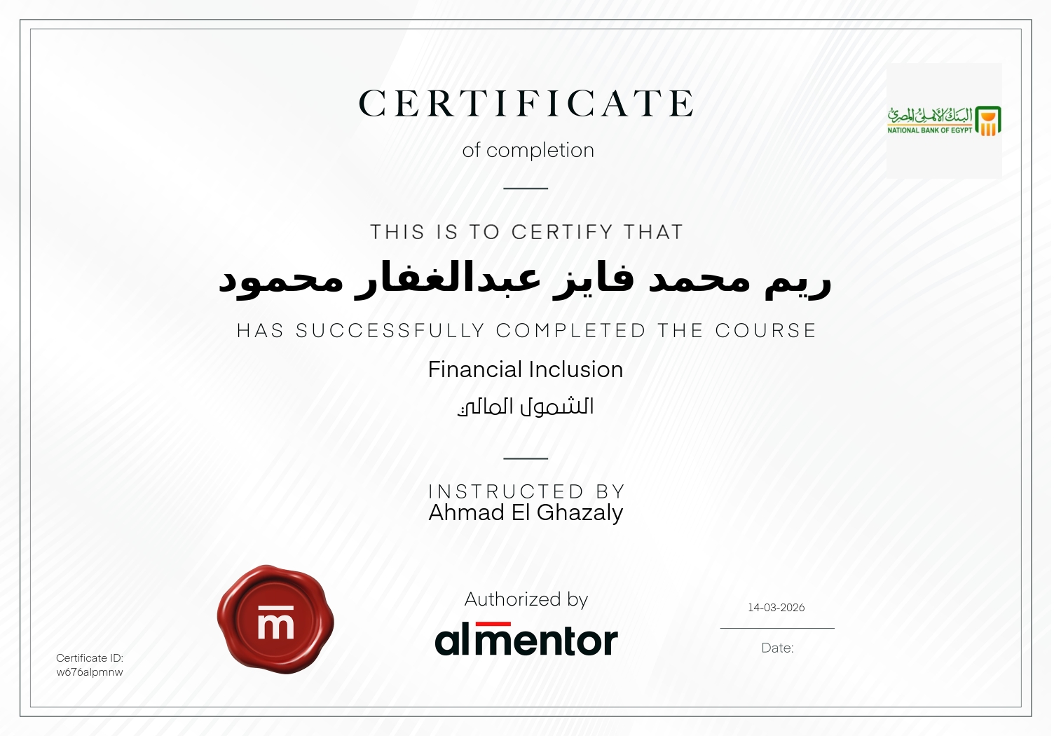 الشمول المالي