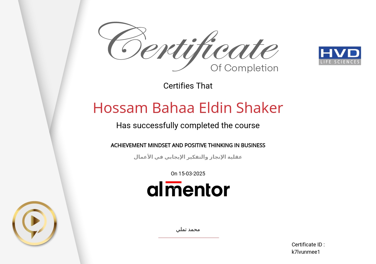 عقلية الإنجاز والتفكير الإيجابي في الأعمال