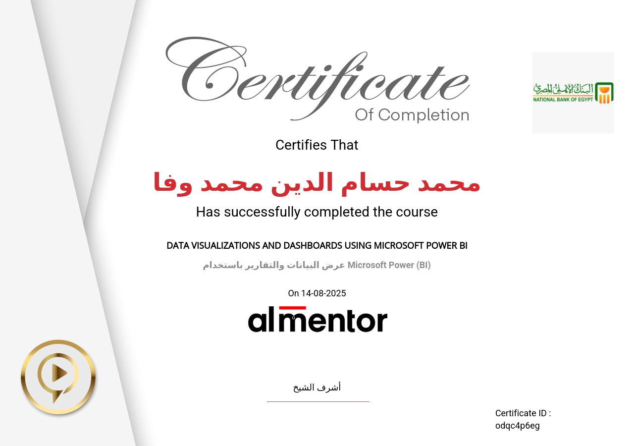 عرض البيانات والتقارير باستخدام Microsoft Power BI