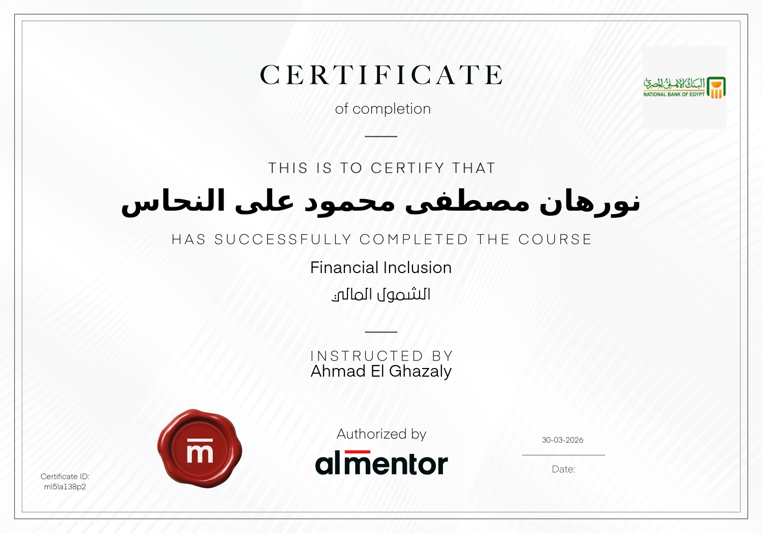 الشمول المالي