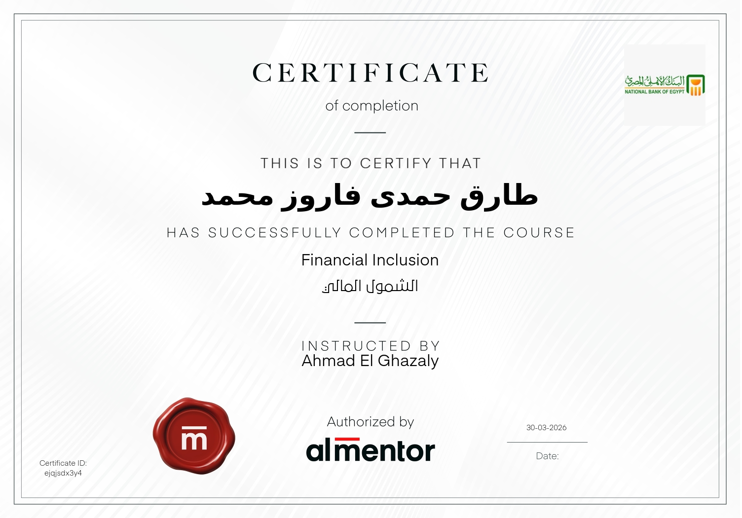 الشمول المالي