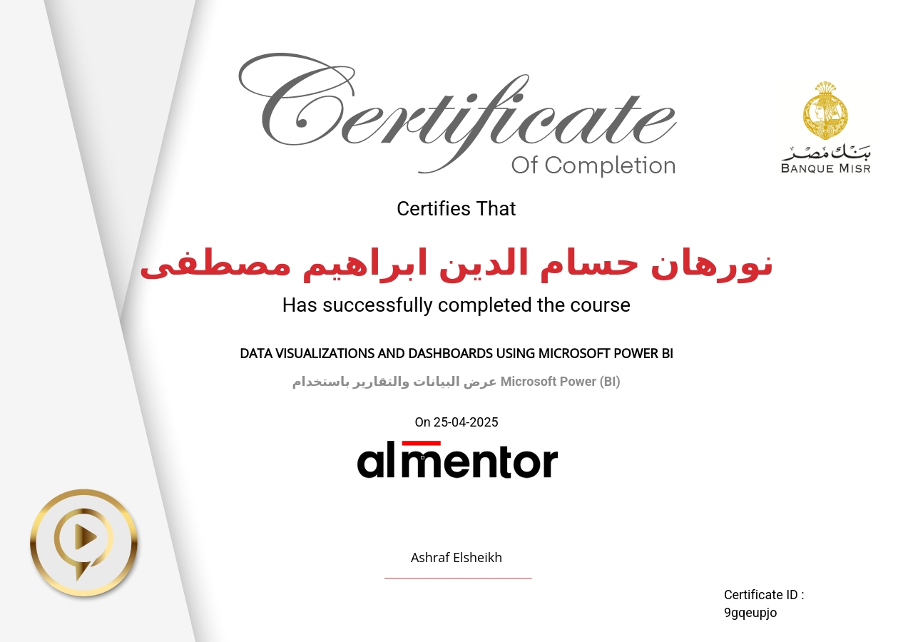 عرض البيانات والتقارير باستخدام Microsoft Power BI