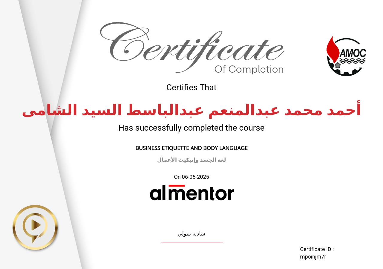 لغة الجسد وإتيكيت الأعمال