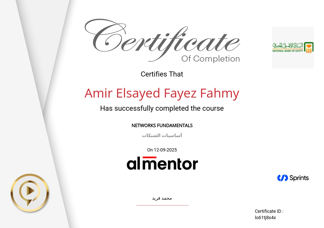 أساسيات الشبكات