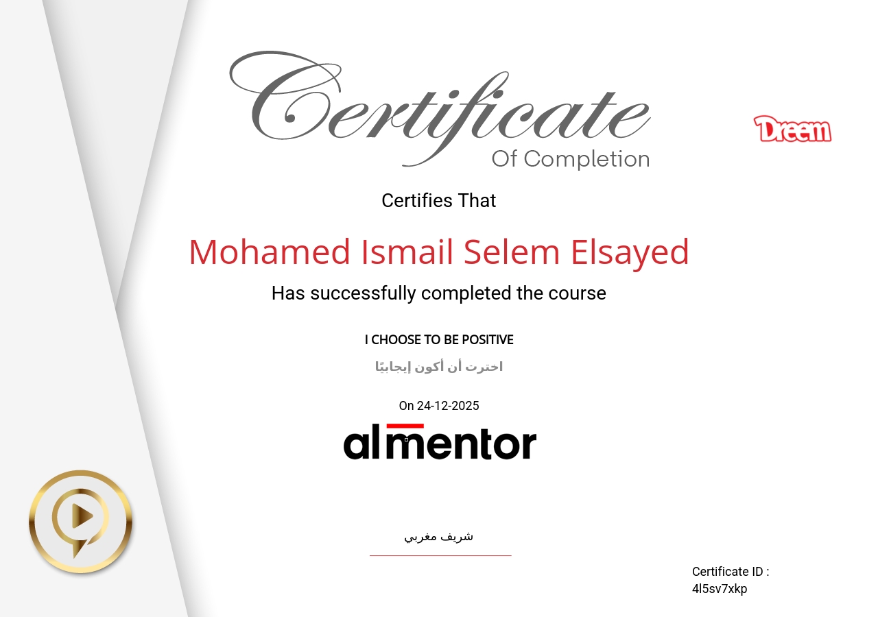 اخترت أن أكون إيجابيًا