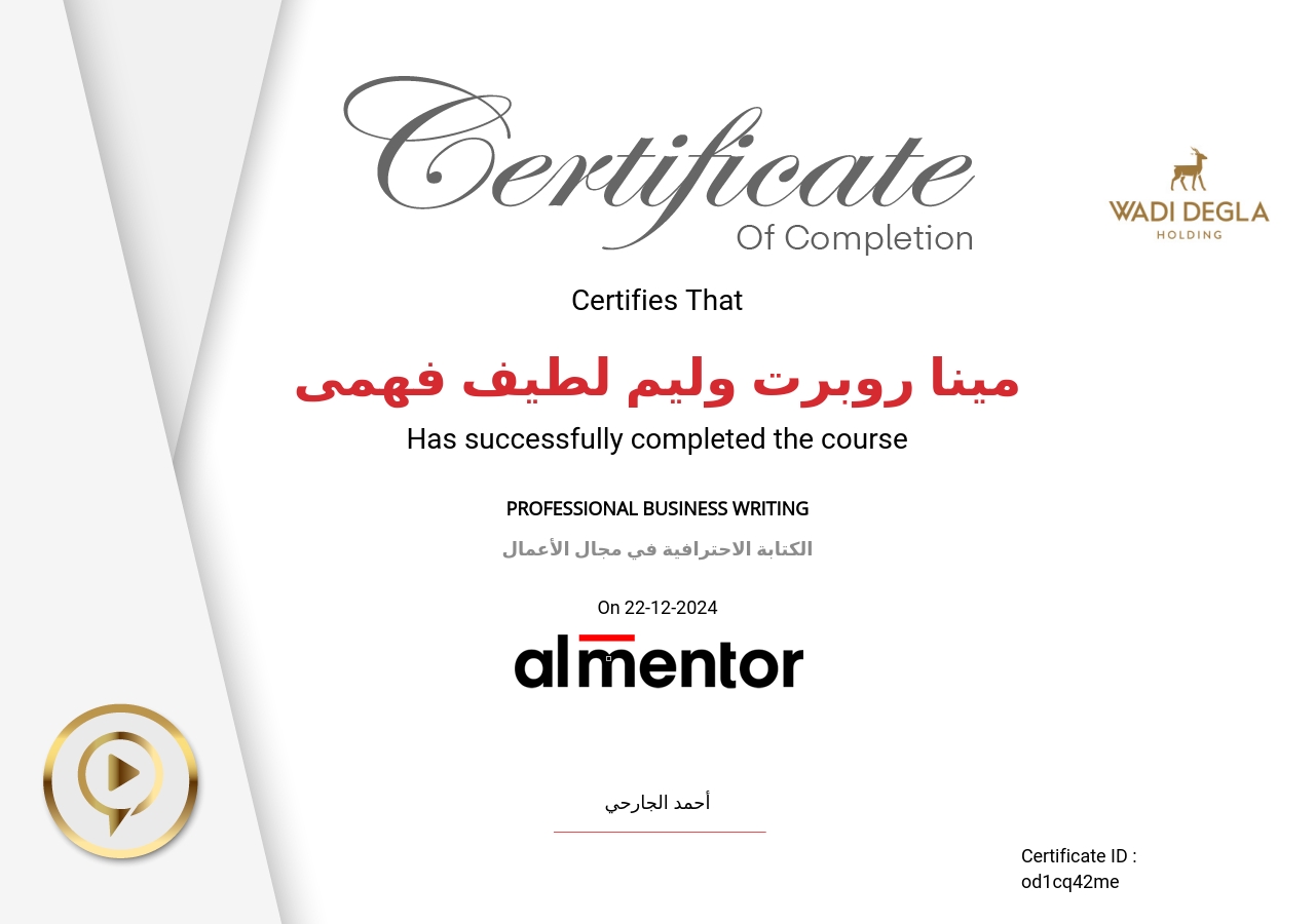الكتابة الاحترافية في مجال الأعمال