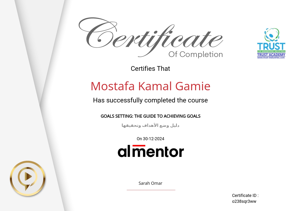 دليل وضع الأهداف وتحقيقها