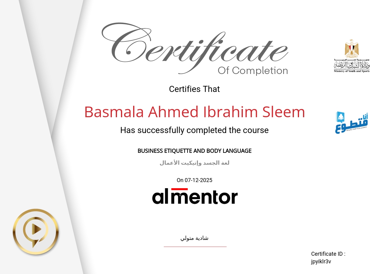 لغة الجسد وإتيكيت الأعمال