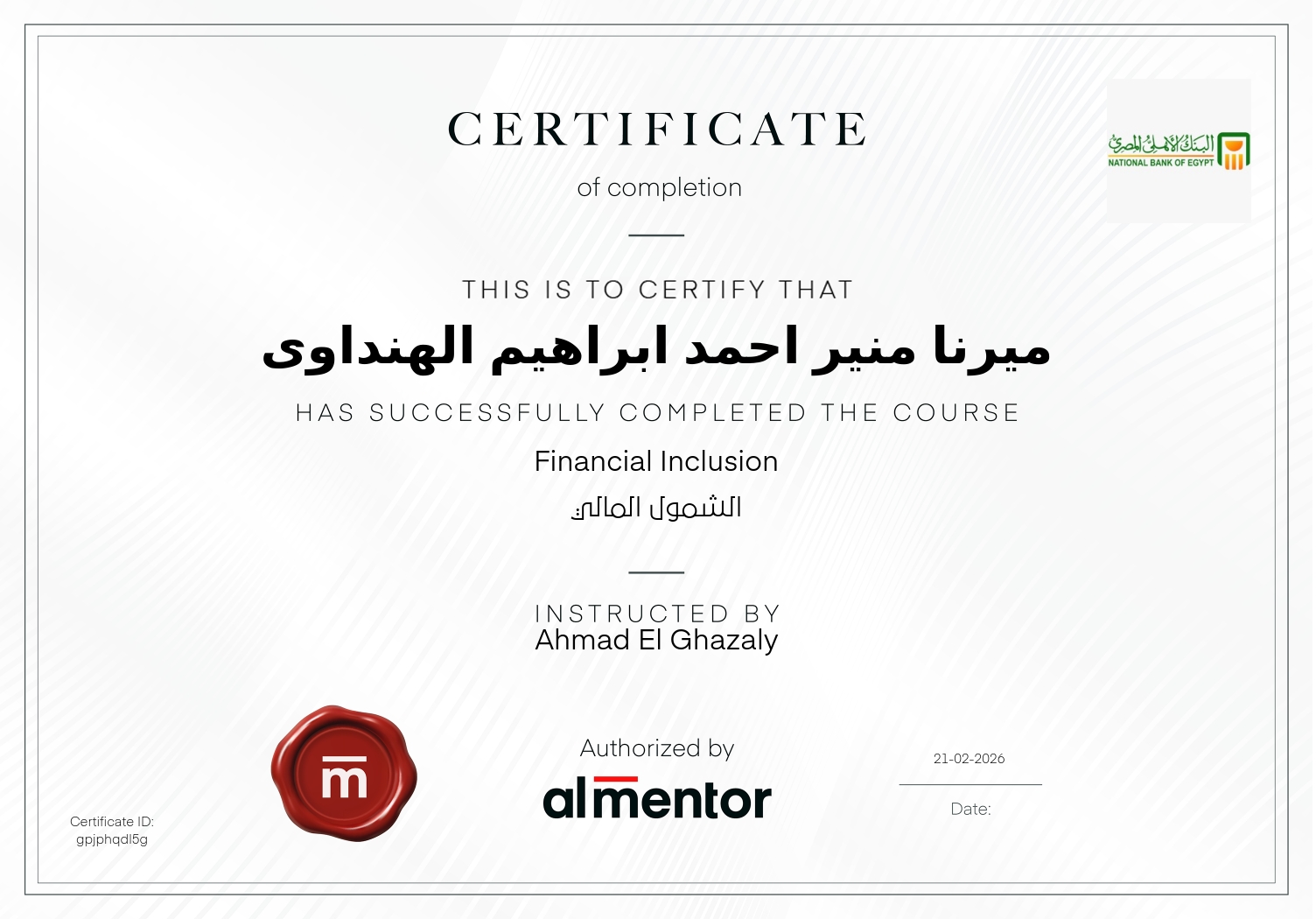 الشمول المالي