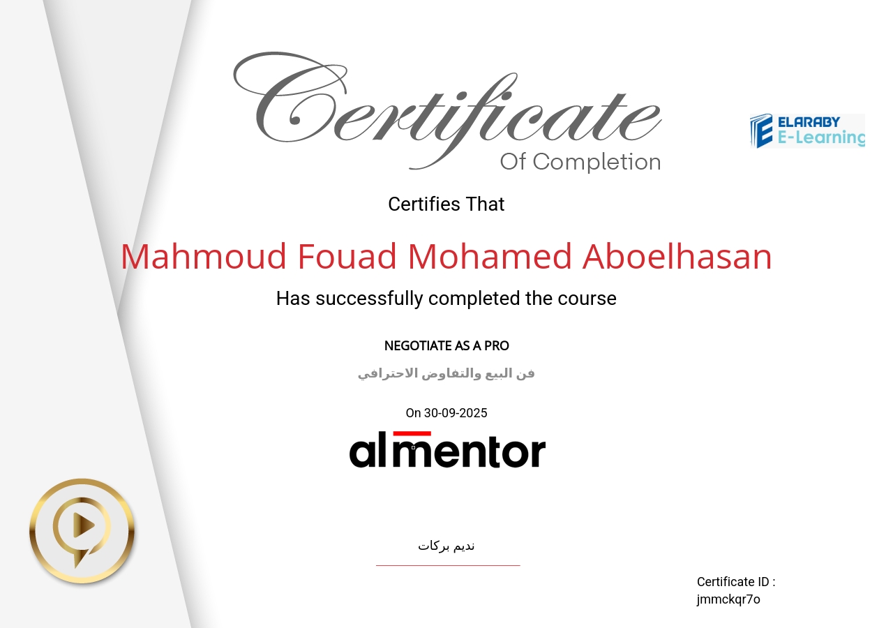 فن البيع والتفاوض الاحترافي