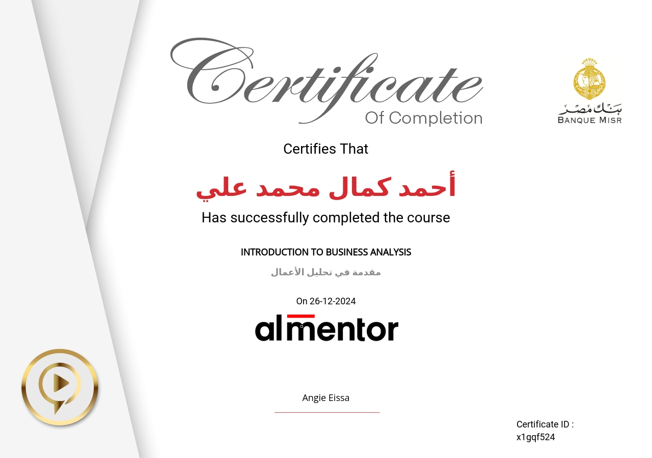 مقدمة في تحليل الأعمال 