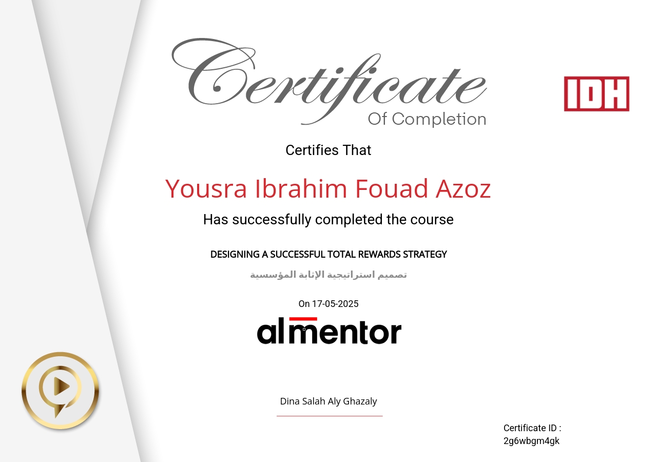 تصميم استراتيجية الإثابة المؤسسية