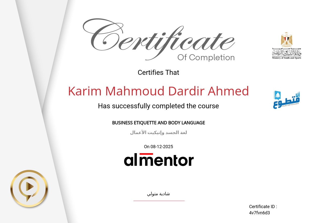 لغة الجسد وإتيكيت الأعمال