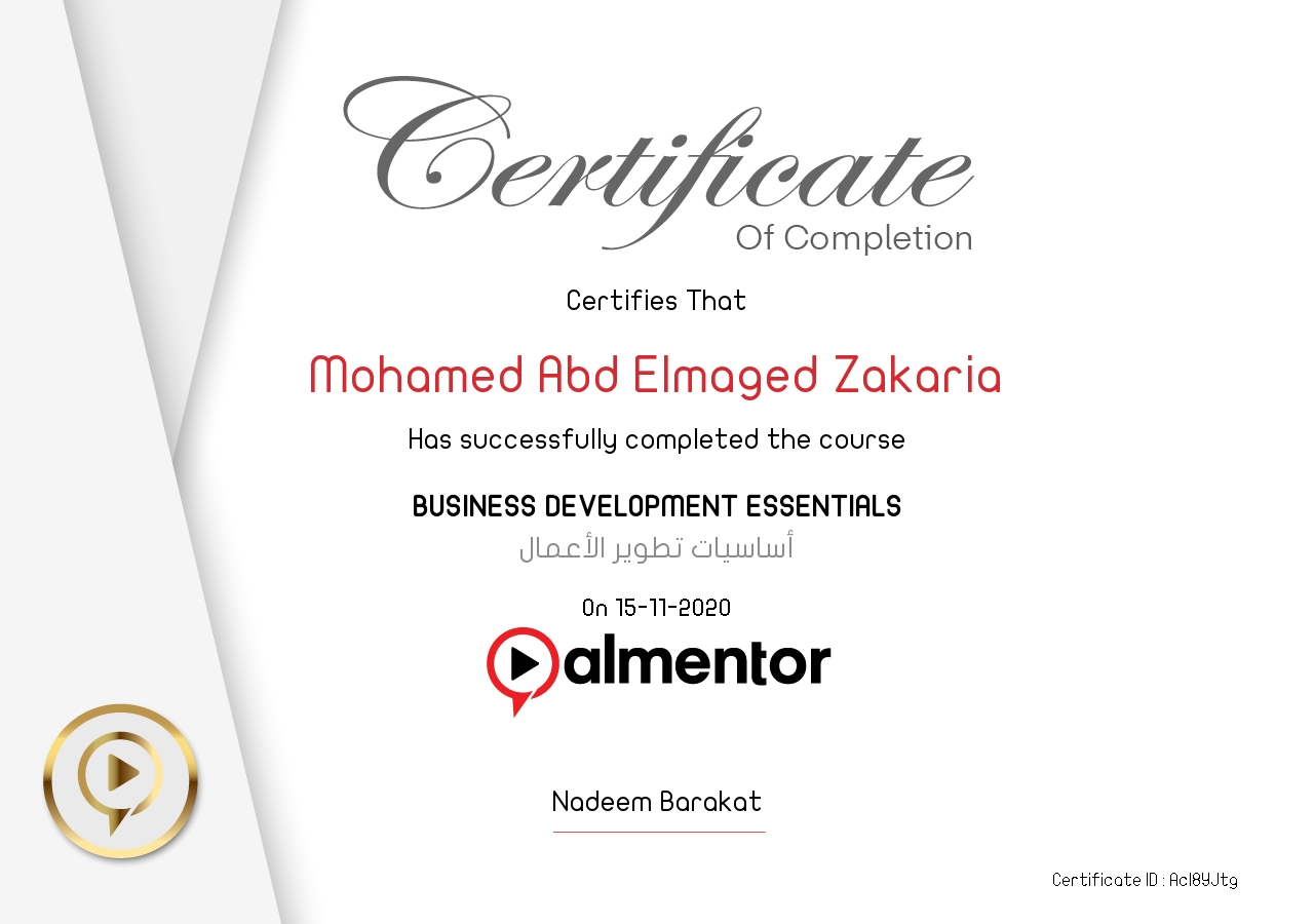 أساسيات تطوير الأعمال