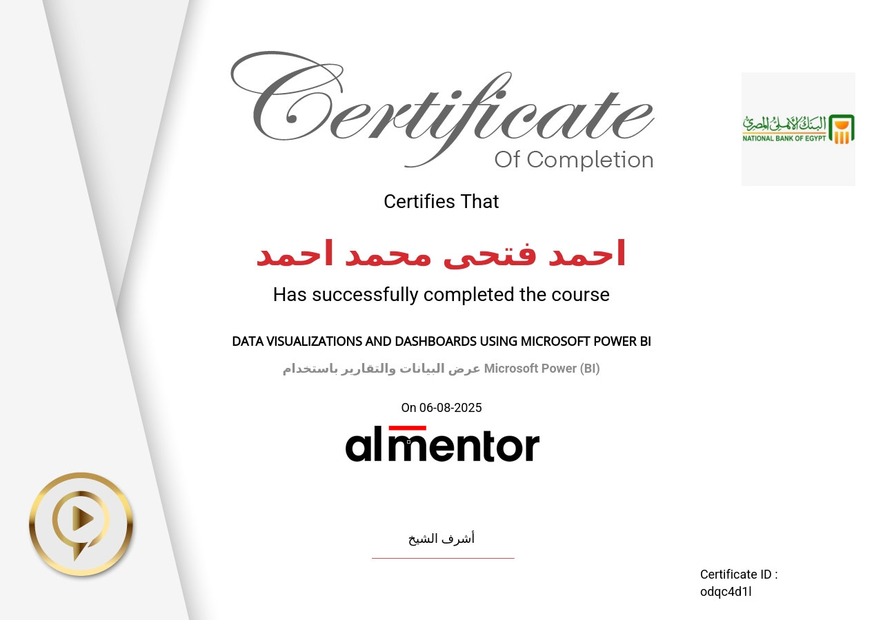 عرض البيانات والتقارير باستخدام Microsoft Power BI