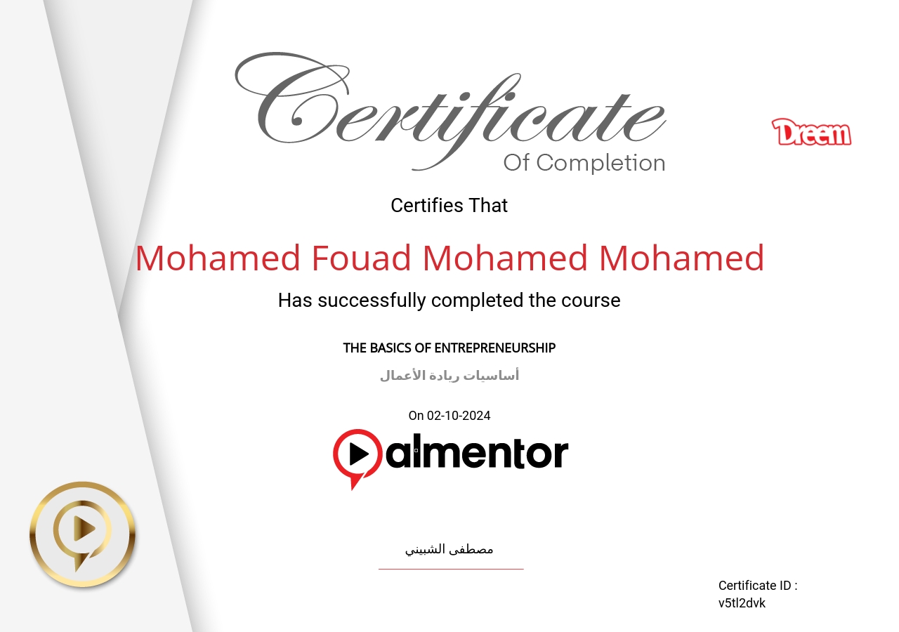 أساسيات ريادة الأعمال