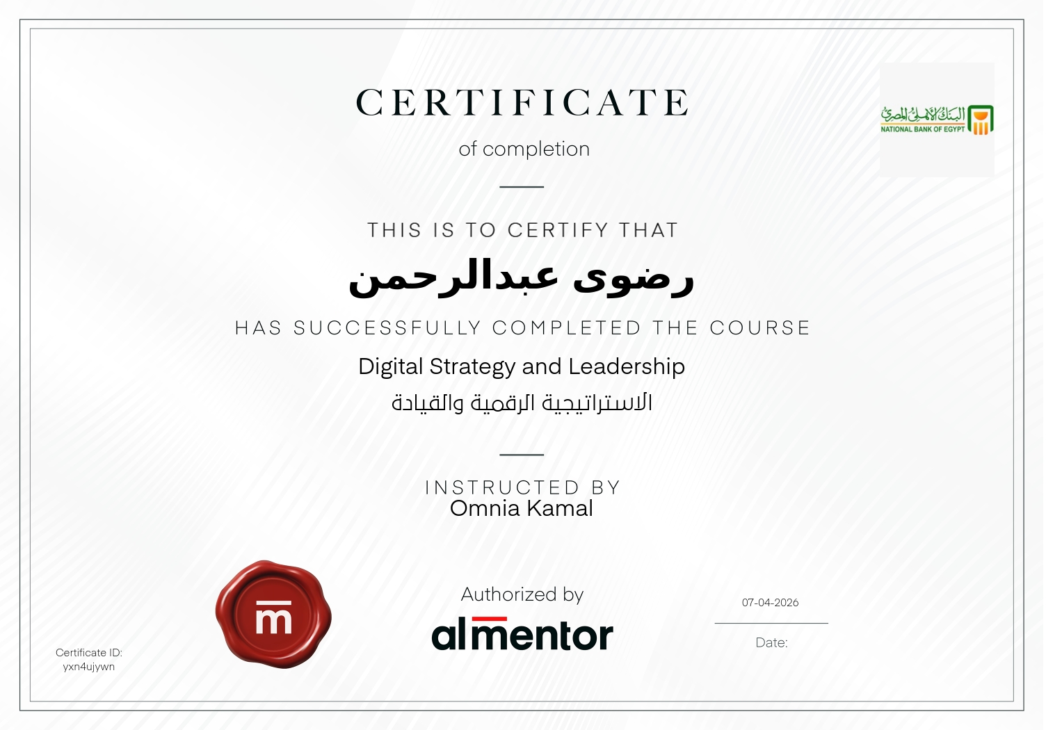الاستراتيجية الرقمية والقيادة