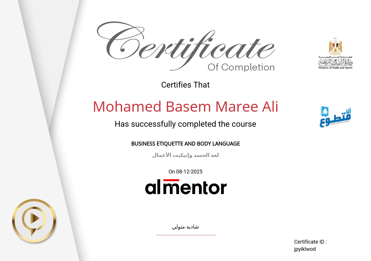 لغة الجسد وإتيكيت الأعمال