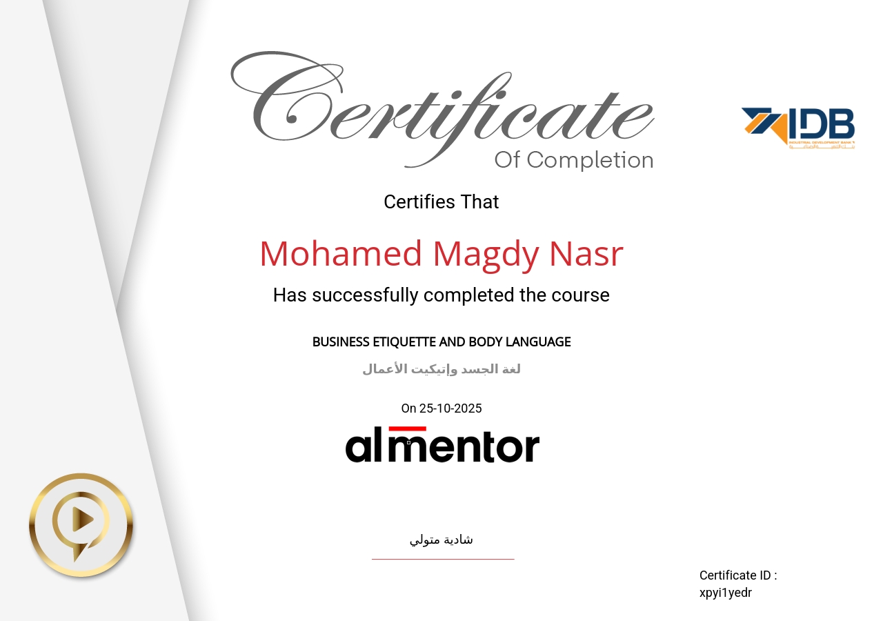 لغة الجسد وإتيكيت الأعمال