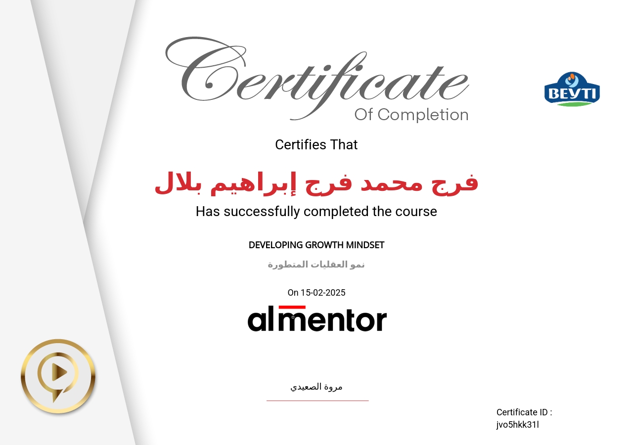 نمو العقليات المتطورة