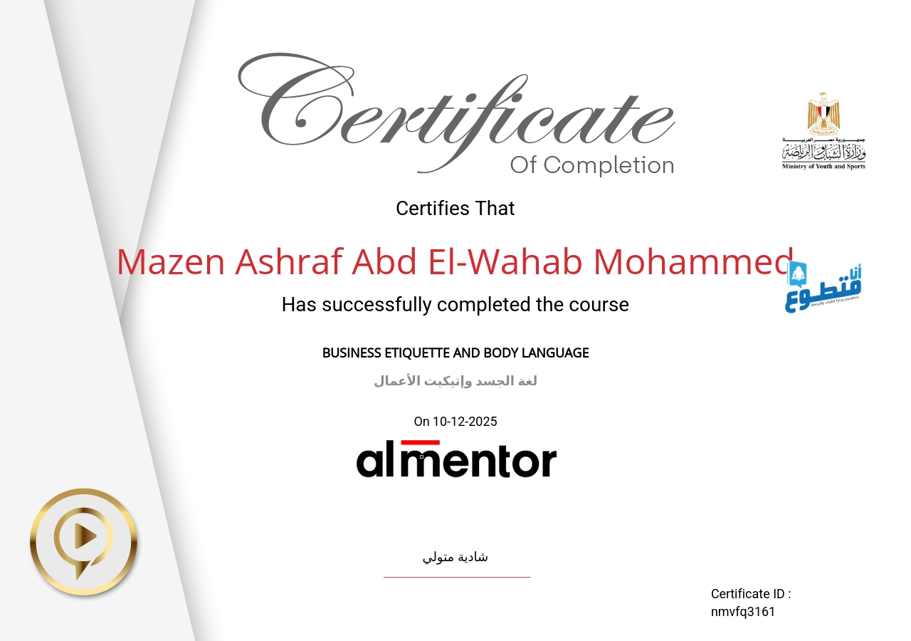 لغة الجسد وإتيكيت الأعمال