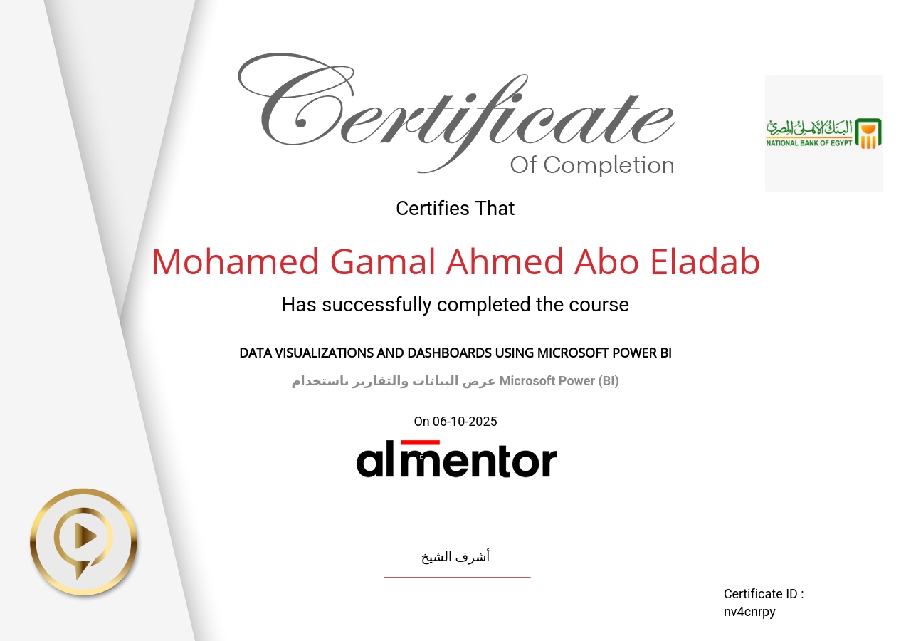 عرض البيانات والتقارير باستخدام Microsoft Power BI