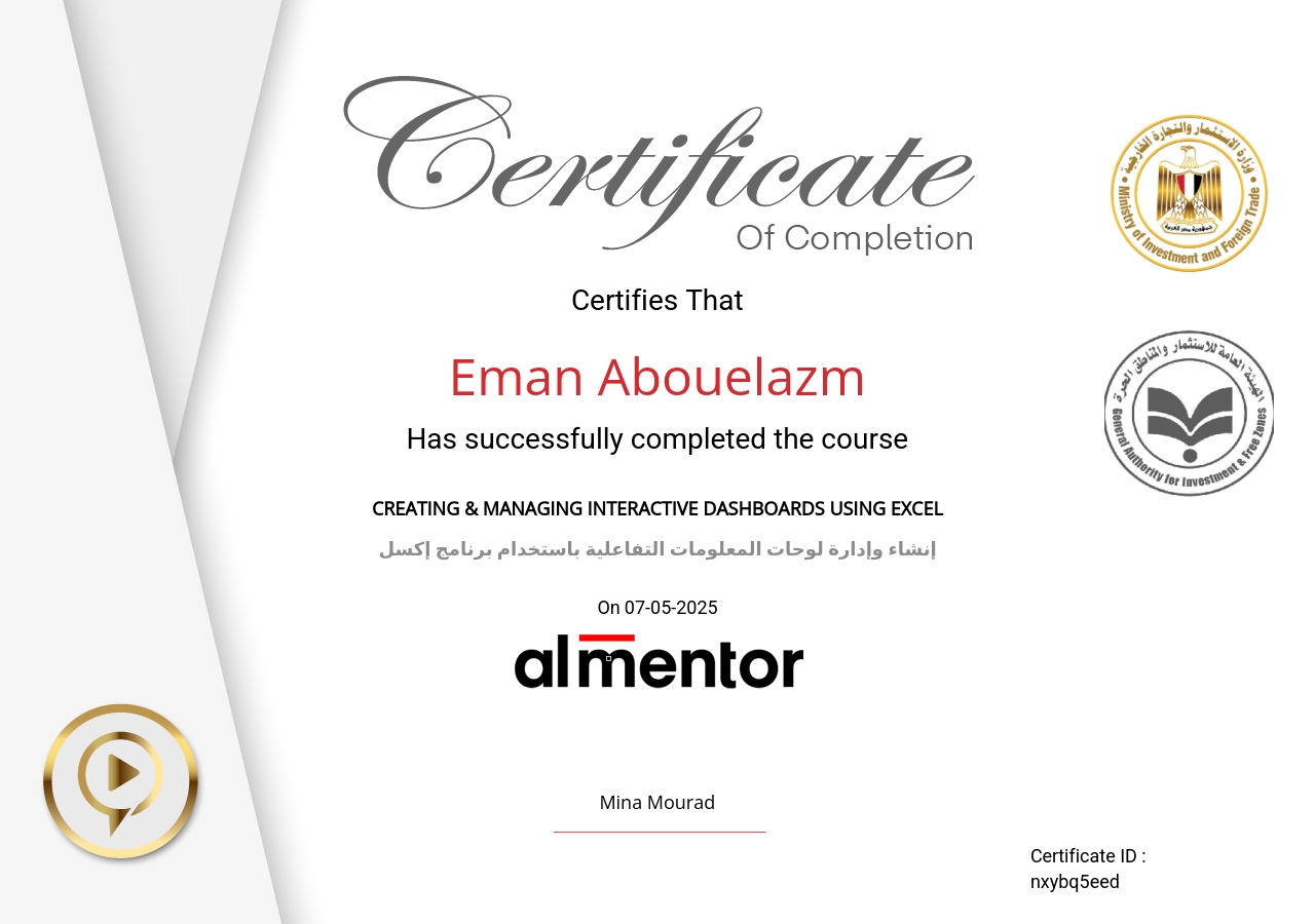 إنشاء وإدارة لوحات المعلومات التفاعلية باستخدام برنامج إكسل