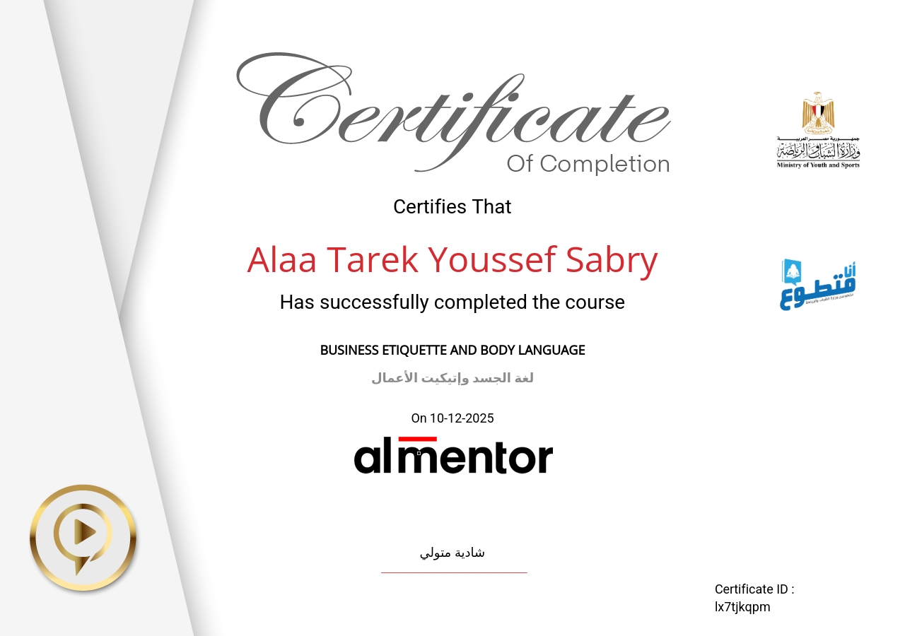 لغة الجسد وإتيكيت الأعمال