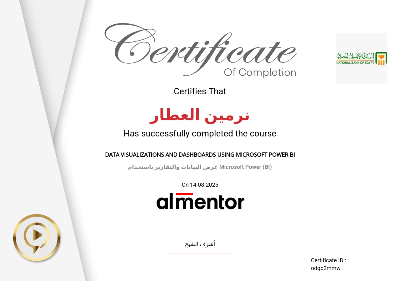 عرض البيانات والتقارير باستخدام Microsoft Power BI