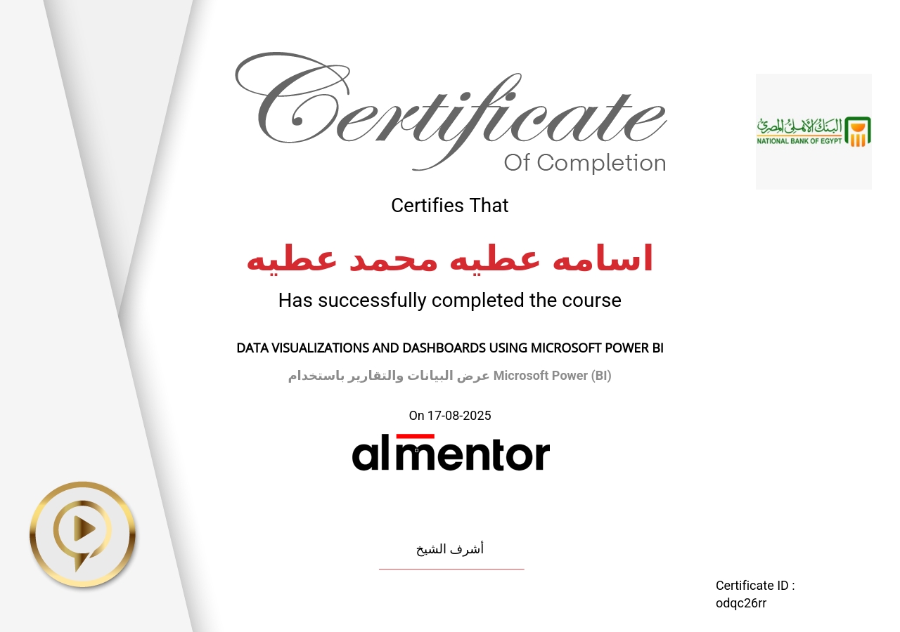 عرض البيانات والتقارير باستخدام Microsoft Power BI