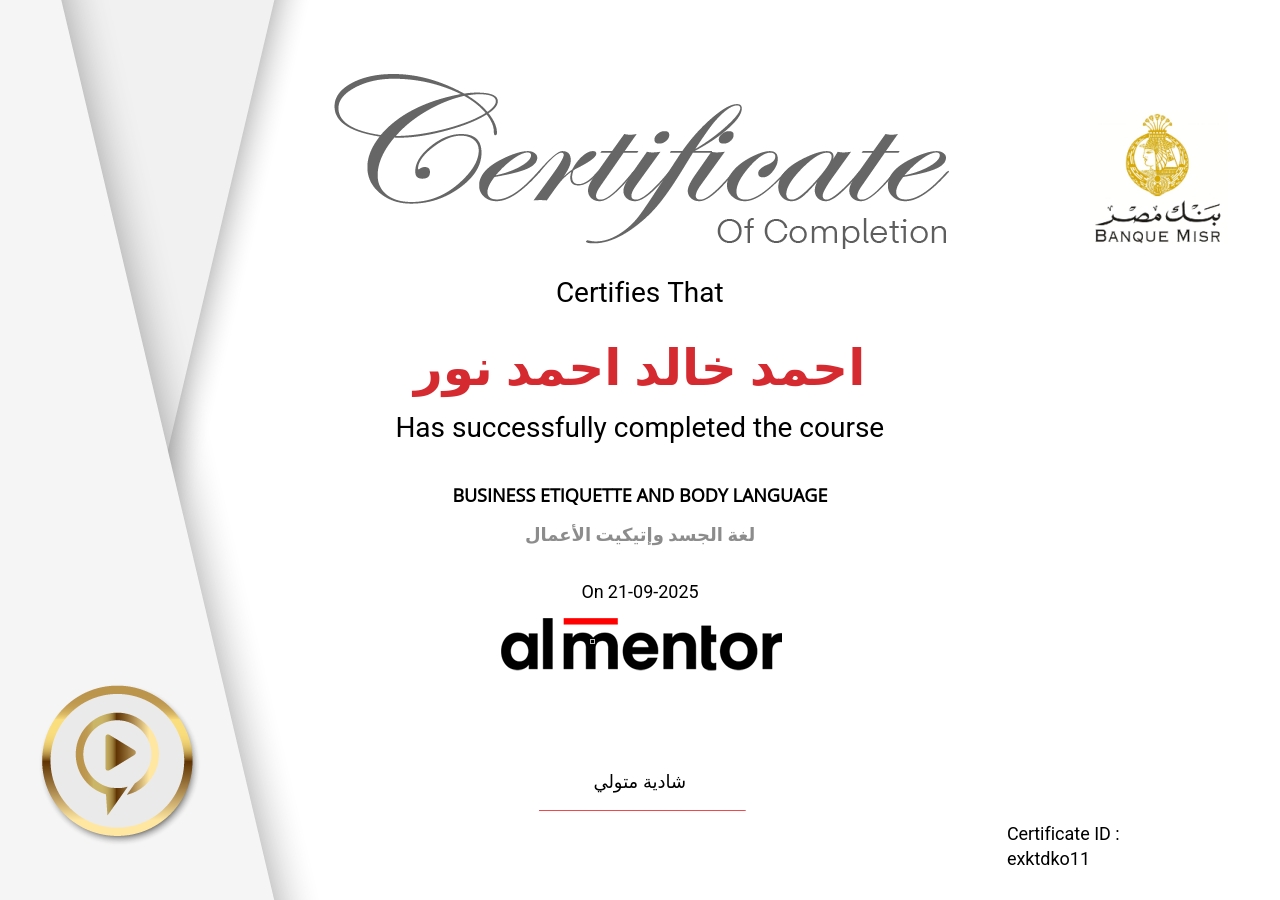 لغة الجسد وإتيكيت الأعمال