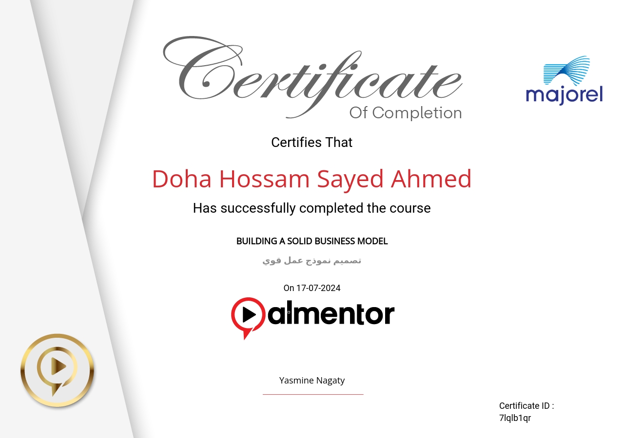 تصميم نموذج عمل قوي