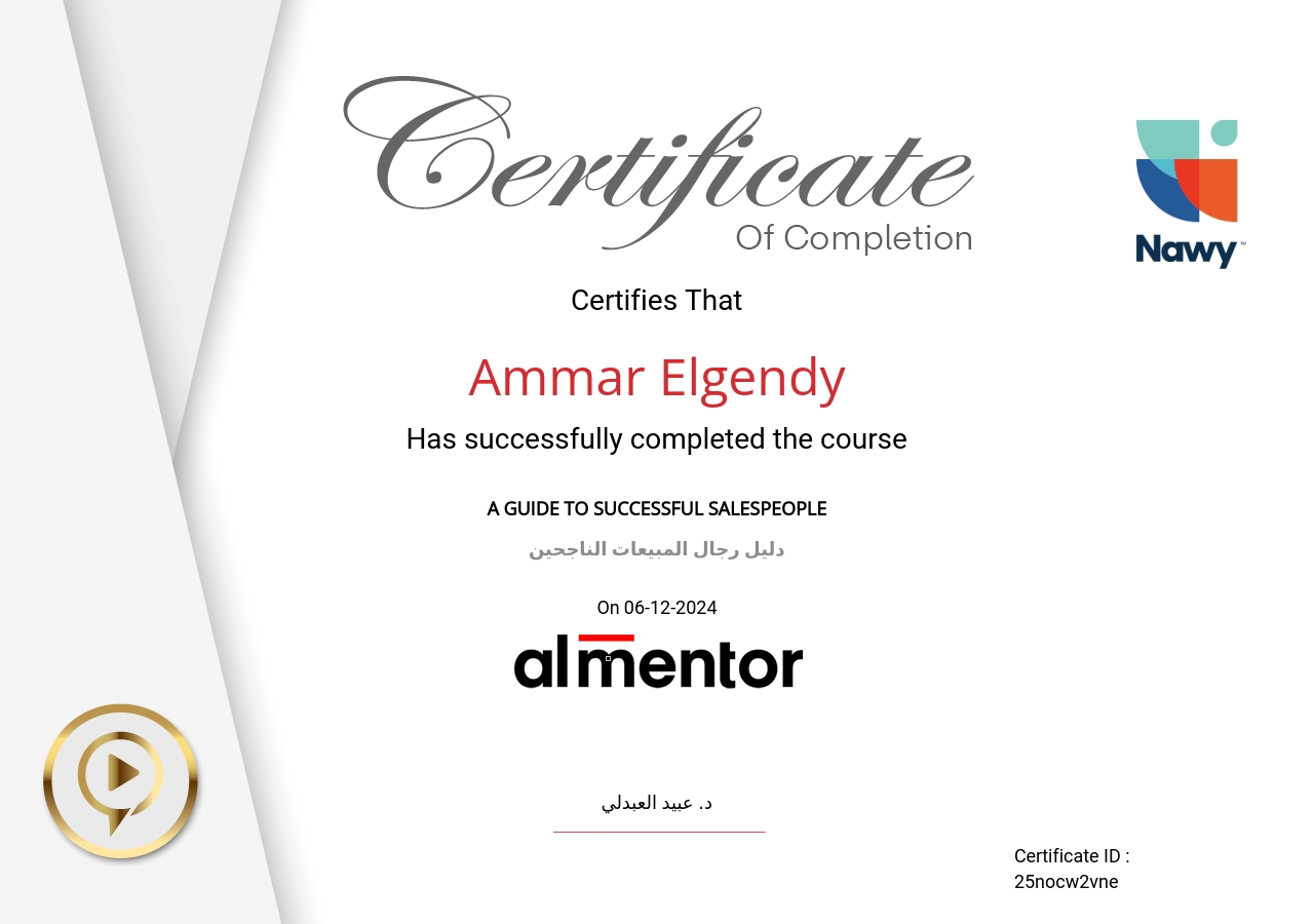 دليل رجال المبيعات الناجحين