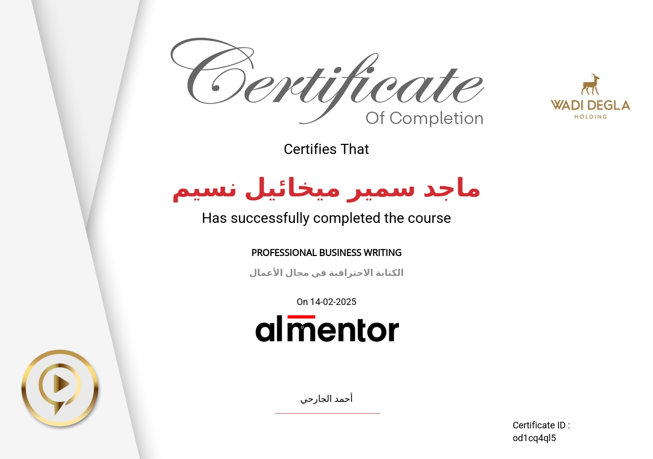 الكتابة الاحترافية في مجال الأعمال