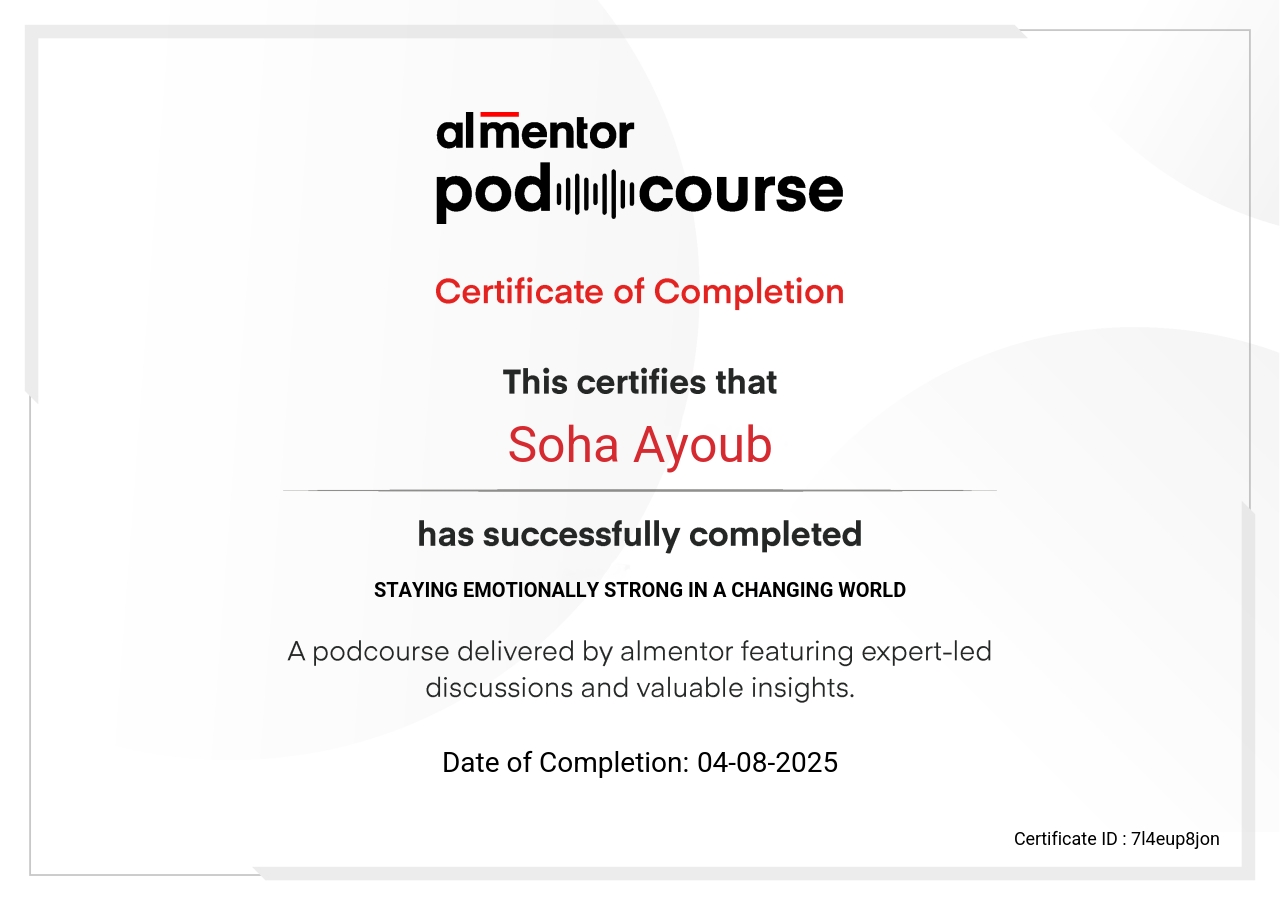 عزز صمودك النفسي في عالم دائم التغير