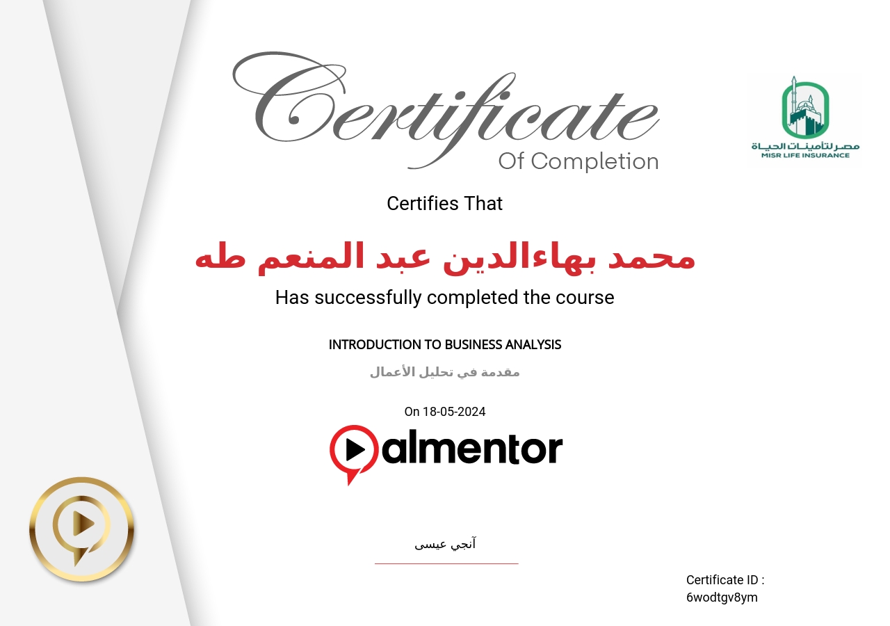 مقدمة في تحليل الأعمال 