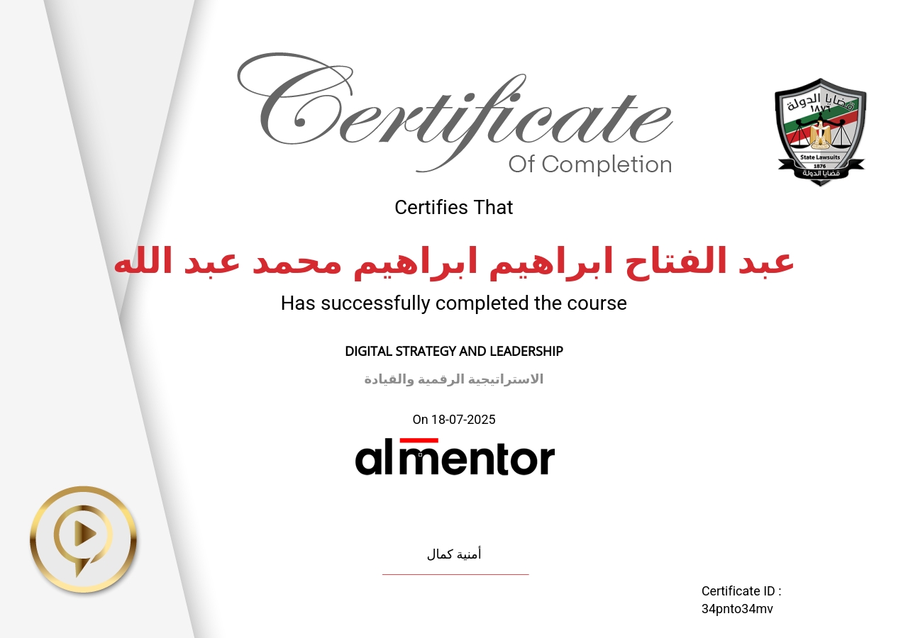 الاستراتيجية الرقمية والقيادة