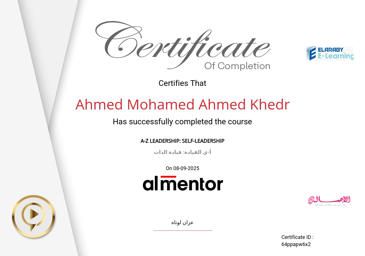 أ-ي القيادة: قيادة الذات