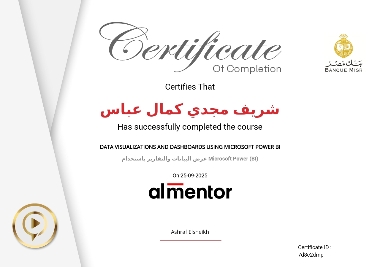 عرض البيانات والتقارير باستخدام Microsoft Power BI