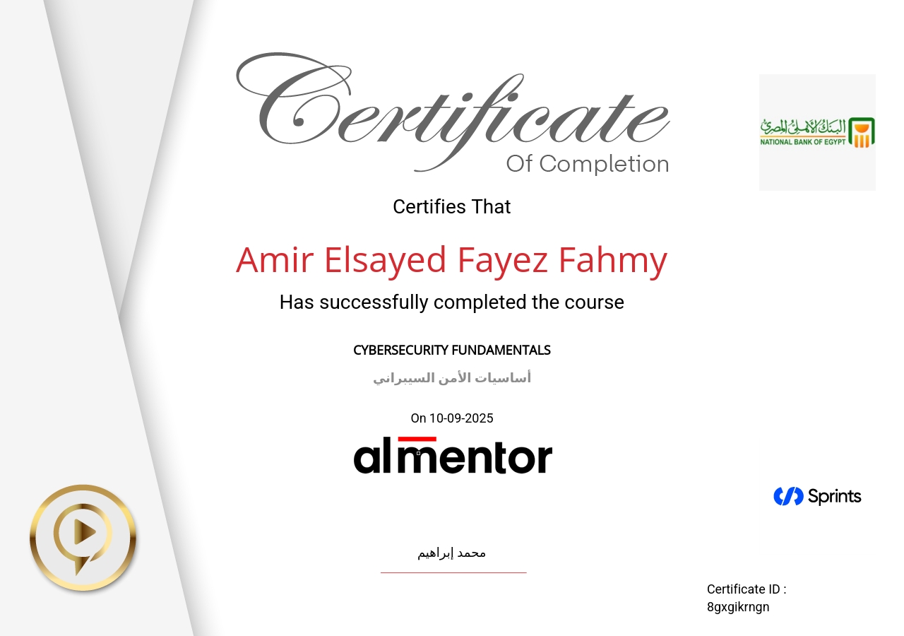 أساسيات الأمن السيبراني